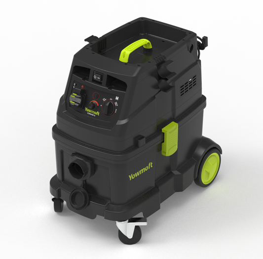 Yowmoft CoreVac CVMA40-S / CVMA40-T Dust Extractor– 40L M-Class | Auto-Clean | Basic or Trolley Version